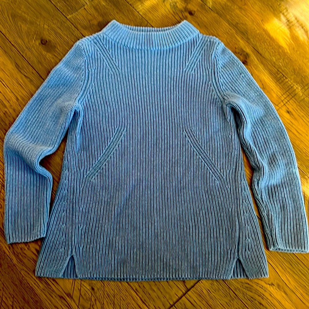 Talbots blue sweater, size LP